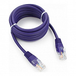 Патч-корд UTP Cablexpert PP12-2M/V кат.5e, 2м, литой, многожильный фиолетовый