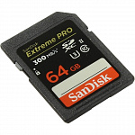 SecureDigital 64Gb SanDisk SDSDXPK-064G-GN4IN MicroSDHC Class 10 UHS-II U3, Extreme Pro, SD adapter