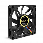 Exegate EX295235RUS Вентилятор 12В DC ExeGate EX08015S4P-PWM 80x80x15 мм, Sleeve bearing подшипник скольжения, 4pin, PWM, 25.5dBA