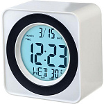 Perfeo Часы-будильник "Bob", белый, PF-F3616 время, температура