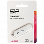 Флеш накопитель 32Gb Silicon Power Blaze B32, USB 3.2, Белый OEM