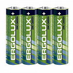 Ergolux R 6 SR4 R6SR4 батарейка,1.5В 4 шт. в уп-ке