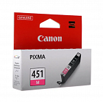Canon CLI-451M 6525B001 Картридж для PIXMA iP7240/MG6340/MG5440, Пурпурный Magenta, 319стр.