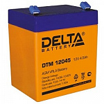 Delta DTM 12045 4,5А\ч, 12В свинцово- кислотный аккумулятор
