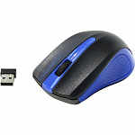 Oklick 485MW black/blue optical 1200dpi cordless USB 2but 997826