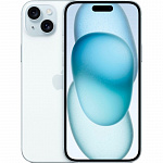 MTXD3CH/A SmartPhone Apple iPhone 15 Plus A3096 128Gb lt.blue 3G 4G 2Sim 6.7" iOS 17 802.11 a/b/g/n/ac/ax NFC