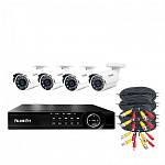 Falcon Eye FE-1108MHD KIT SMART 8.4 Комплект видеонаблюдения. -ми канальный гибридный AHD,TVI,CVI,IP,CVBS регистратор; Видеовыходы: VGA;HDMI; Видеовходы: 8xBNC;Разрешение записи до 1080N