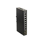 D-Link DIS-100G-10S/A2A Промышленный неуправляемый коммутатор с 8 портами 10/100/1000Base-T и 2 портами 1000Base-X SFP
