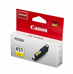 Canon CLI-451Y 6526B001 Картридж для PIXMA iP7240/MG6340/MG5440, Желтый Yellow, 344стр.