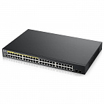 Zyxel GS190048HPV2-EU0101F Smart L2 PoE + switch, rack 19 ", 48xGE 24xPoE +, 2xSFP, PoE budget 170 W