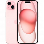 MTXA3CH/A SmartPhone Apple iPhone 15 Plus A3096 128Gb pink 3G 4G 2Sim 6.7" iOS 17 802.11 a/b/g/n/ac/ax NFC GPS